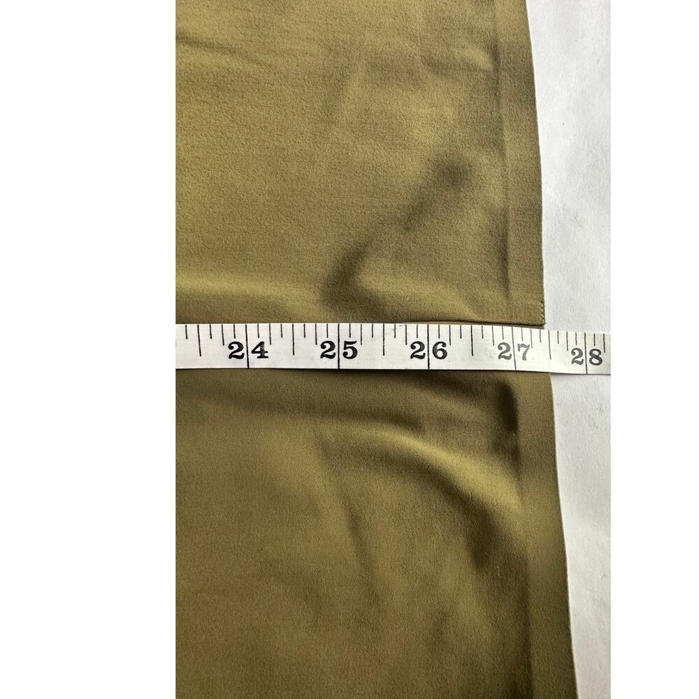 Athleta Cosmic Wide Leg Pant 10P Acacia Olive Green High Rise Travel Slacks EUC - Picture 10 of 11